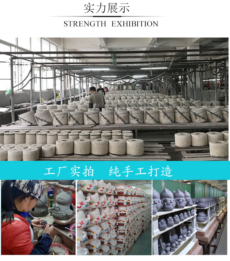 NEW 14 inch Lucky Cat Decoration Piggy Bank Lucky Cat Radio Wave Treasure Shop Gift China Good Luck Home Decoration Craft Gift