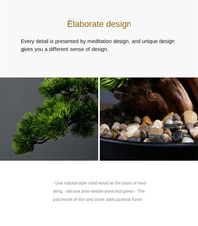 Artificial Green Plant Welcoming Pine Bonsai Office Decoration New Chinese Style Hall Hallway Decorations Hotel Opening Gift