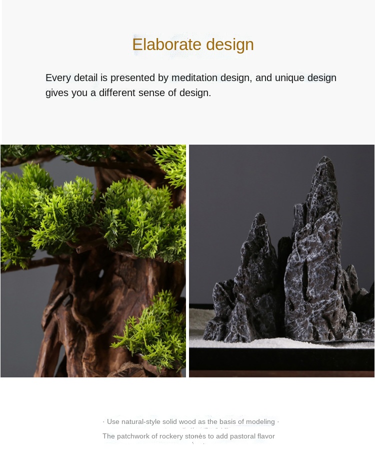 Artificial Green Plant Welcoming Pine Bonsai Office Decoration New Chinese Style Hall Hallway Decorations Hotel Opening Gift