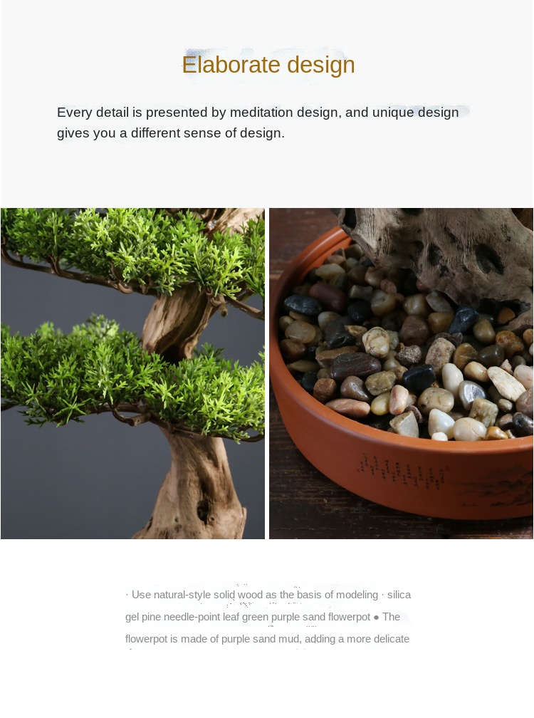 Artificial Green Plant Welcoming Pine Bonsai Office Decoration New Chinese Style Hall Hallway Decorations Hotel Opening Gift