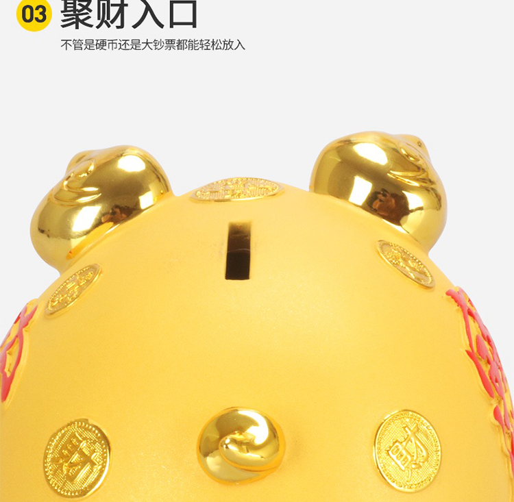 Adult Mystery Money Box Piggy Bank Gold Safe Money Box Bank Saving Piggy Bank Euro Coin Spaarpot Home Furnishings Saving Money