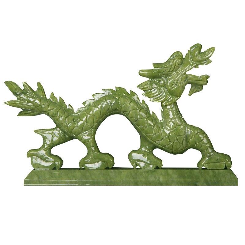 Chinese Zodiac Dragon Natural Jade Ornaments High-end Crafts Home Living Room Desktop Feng Shui Decorations Countertop Decor Chinese Zodiac Dragon Natural Jade Ornaments High-end Crafts Home Living Room Desktop Feng Shui Decorations Countertop Decor