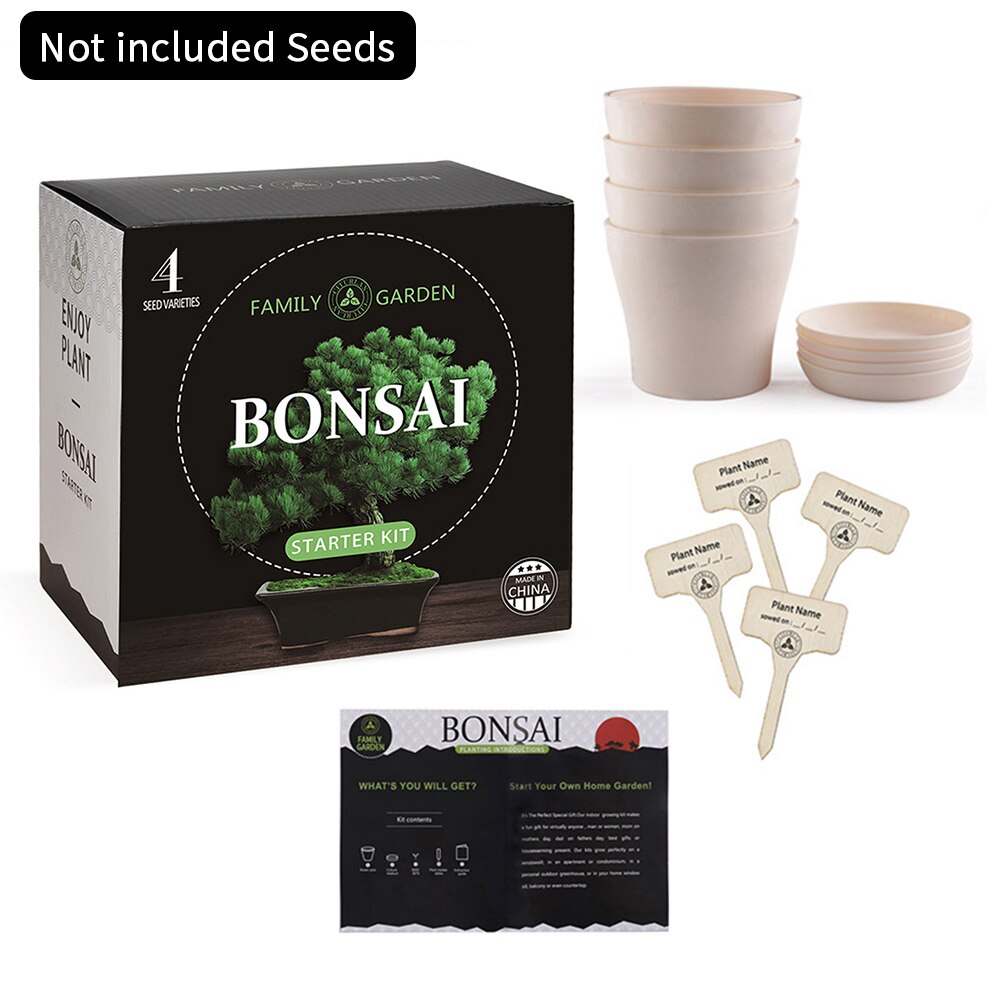 Tool DIY Germination Gardening Starter Indoor Pot Bonsai Tree Kit Drip Tray Growing Plant Kids Adult Gifts Crafts Tool DIY Germination Gardening Starter Indoor Pot Bonsai Tree Kit Drip Tray Growing Plant Kids Adult Gifts Crafts