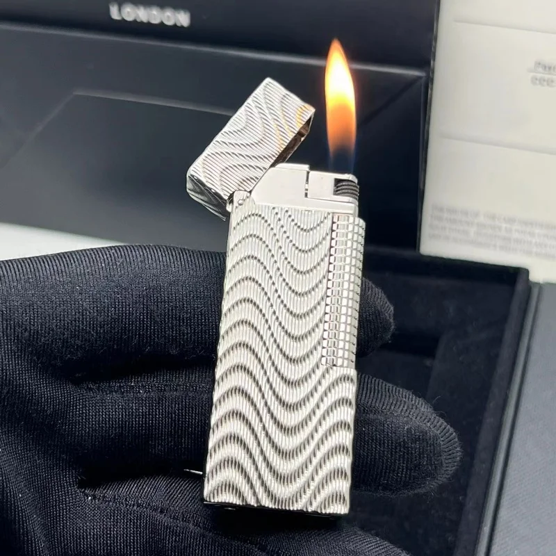 Classic Butane Gas Lighter Grinding Wheel Ignition Portable Inflatable Cigar Lighter Cigarette Accessories Memorial Collection Classic Butane Gas Lighter Grinding Wheel Ignition Portable Inflatable Cigar Lighter Cigarette Accessories Memorial Collection