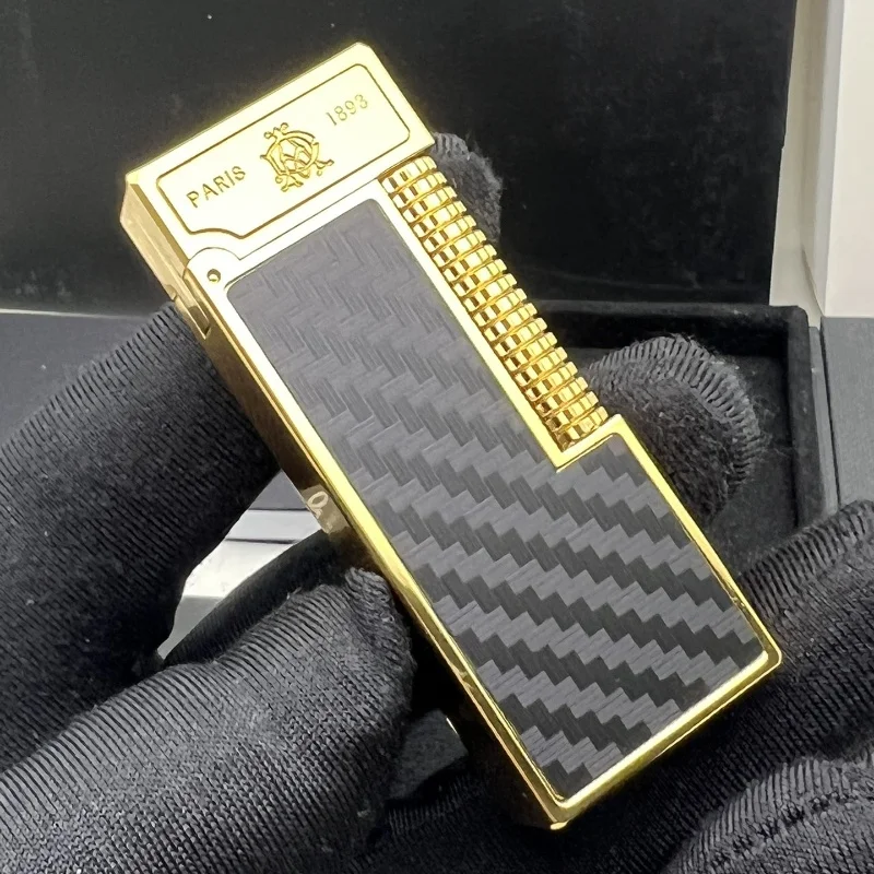 Classic Lattice Gas Lighter Grinding Wheel Ignition Portable Outdoor Reflatable Lighter Smoking Accessories Men’s Memorial Gift Classic Lattice Gas Lighter Grinding Wheel Ignition Portable Outdoor Reflatable Lighter Smoking Accessories Men's Memorial Gift