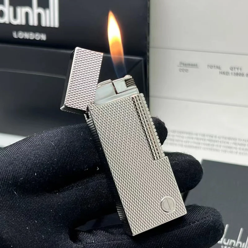 Metal Gas Lighter Grinding Wheel Ignition Portable Reflatable Lighter Smoking Accessories for Smoker’s Memorial Collection Gift Metal Gas Lighter Grinding Wheel Ignition Portable Reflatable Lighter Smoking Accessories for Smoker's Memorial Collection Gift