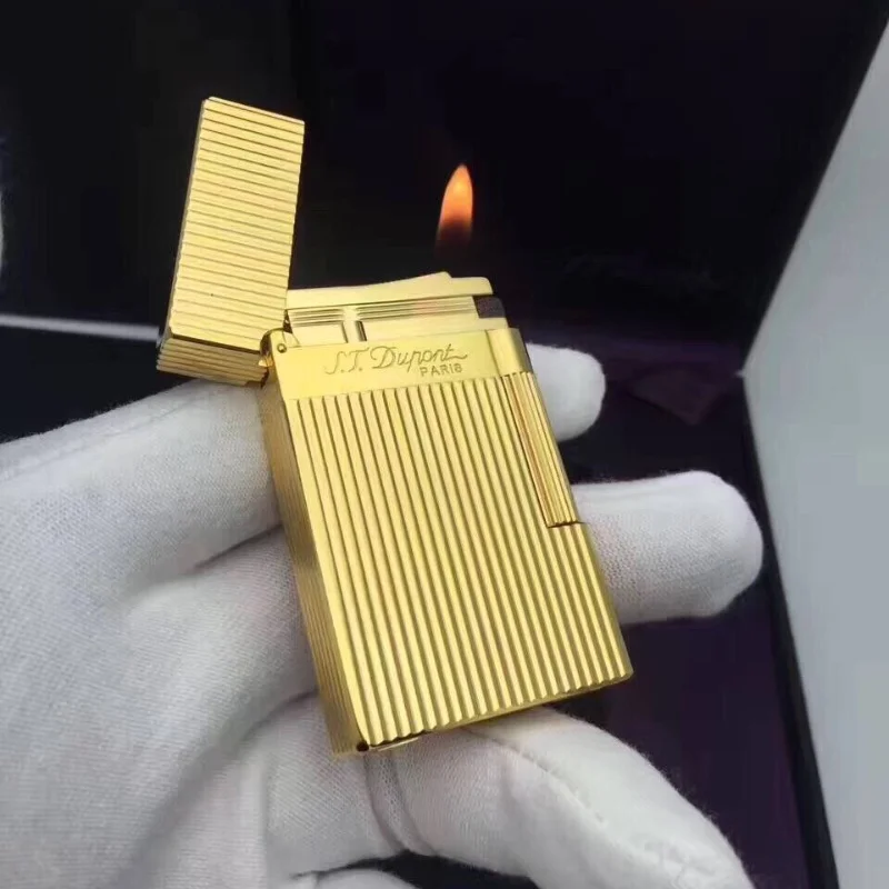 JT.Dunant Classic Grinding Wheel Ignition Butane Gas Lighter Luxury Lacquer and Bright Sound Reflatable Lighter Men's Gift