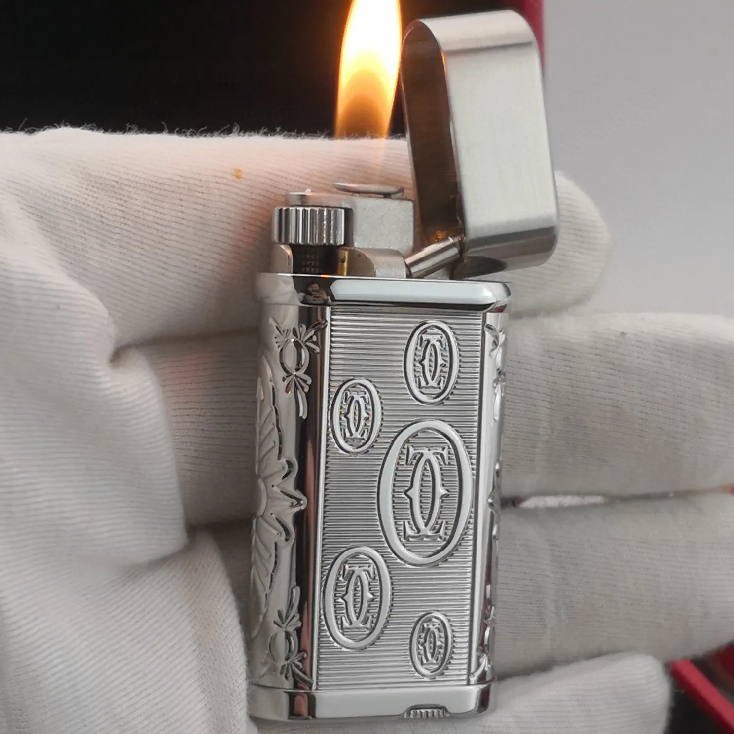 Gift Box Personalized Metal Butane Gas Lighter Grinding Wheel Ignition Outdoor Inflatable Lighter Men’s Gift Smoking Gadgets Gift Box Personalized Metal Butane Gas Lighter Grinding Wheel Ignition Outdoor Inflatable Lighter Men's Gift Smoking Gadgets