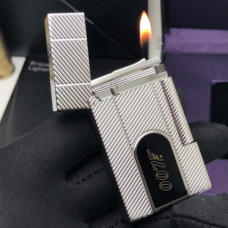 JT.Dunant Butane Gas Reflatable Lighter Bright Sound Portable Outdoor Cigar Lighter Cigarette Gadget For Boyfriend’s Gift JT.Dunant Butane Gas Reflatable Lighter Bright Sound Portable Outdoor Cigar Lighter Cigarette Gadget For Boyfriend's Gift