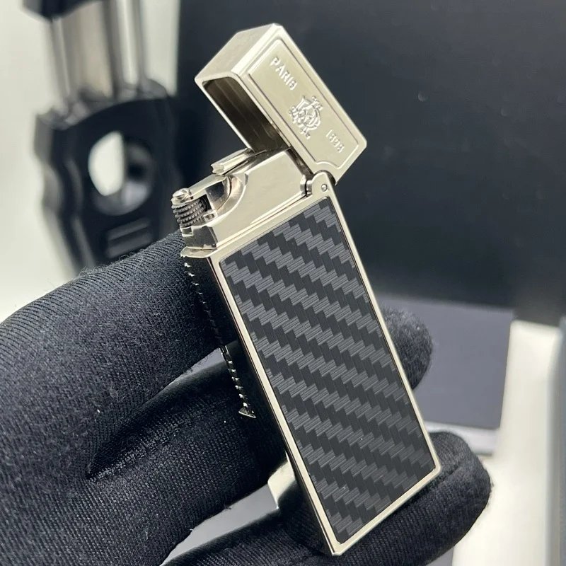 Classic Lattice Portable Gas Lighter Soft Flame Grinding Wheel Ignition Butane Refillable Cigarette Accessories For Smoker’s Classic Lattice Portable Gas Lighter Soft Flame Grinding Wheel Ignition Butane Refillable Cigarette Accessories For Smoker's