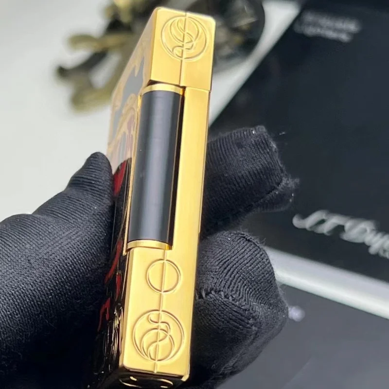 Brass Grinding Wheel Ignition Butane Gas Lighter Luxury Lacquer and Bright Sound Reflatable Lighter Men’s Gift Smoking Gadgets Brass Grinding Wheel Ignition Butane Gas Lighter Luxury Lacquer and Bright Sound Reflatable Lighter Men's Gift Smoking Gadgets