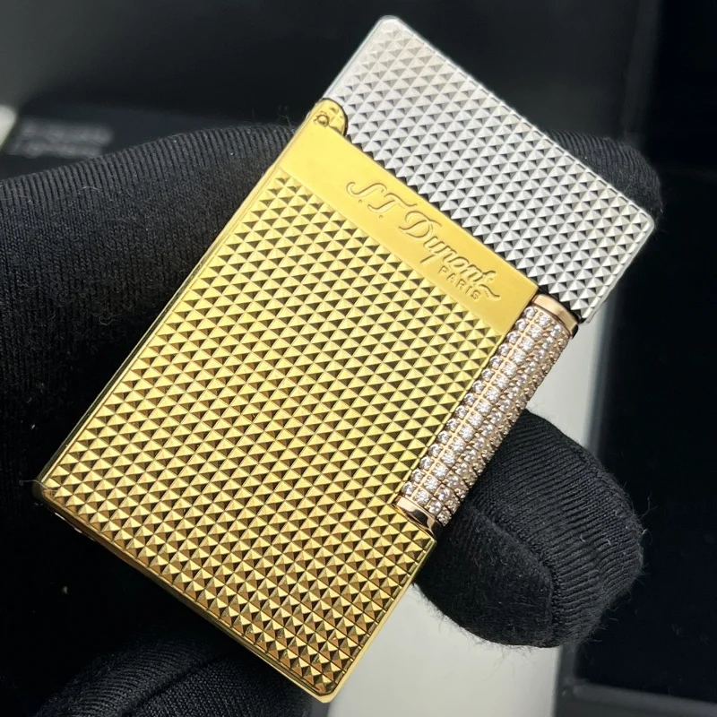 JT.Dunant Creative Grinding Wheel Ignition Gas Lighter Bright Sound Reflatable Lighter Men’s Cigarette Accessories Gift Box JT.Dunant Creative Grinding Wheel Ignition Gas Lighter Bright Sound Reflatable Lighter Men's Cigarette Accessories Gift Box