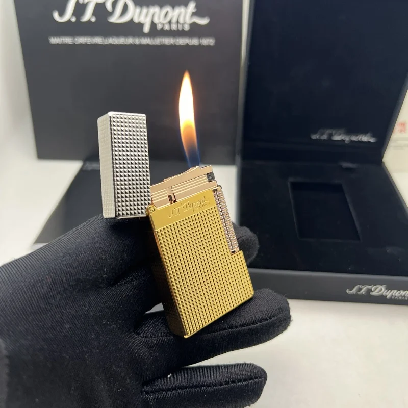 JT.Dunant Creative Grinding Wheel Ignition Gas Lighter Bright Sound Reflatable Lighter Men’s Cigarette Accessories Gift Box JT.Dunant Creative Grinding Wheel Ignition Gas Lighter Bright Sound Reflatable Lighter Men's Cigarette Accessories Gift Box