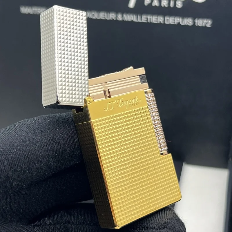 JT.Dunant Creative Grinding Wheel Ignition Gas Lighter Bright Sound Reflatable Lighter Men’s Cigarette Accessories Gift Box JT.Dunant Creative Grinding Wheel Ignition Gas Lighter Bright Sound Reflatable Lighter Men's Cigarette Accessories Gift Box