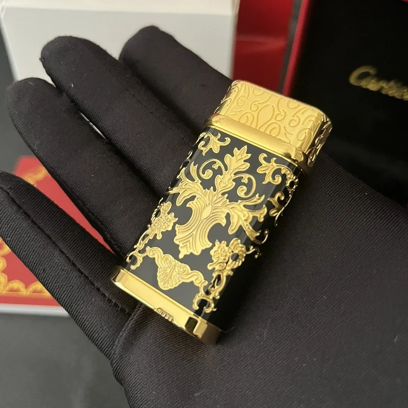 Metal Luxury Lacquer Gas Lighter Portable Outdoor Grinding Wheel Ignition Inflatable Lighter for Men’s High End Gifts Metal Luxury Lacquer Gas Lighter Portable Outdoor Grinding Wheel Ignition Inflatable Lighter for Men's High End Gifts