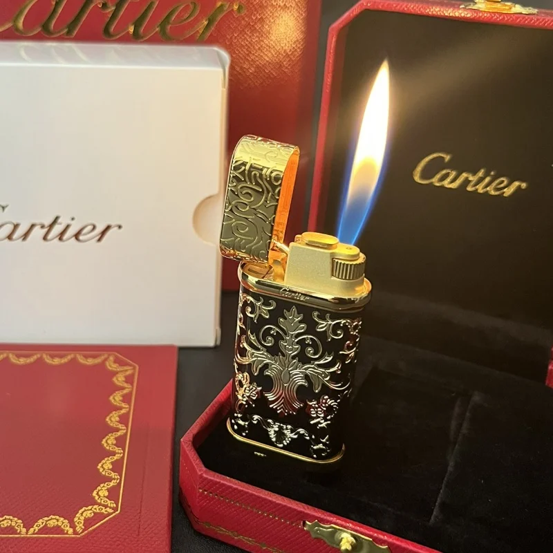 Metal Luxury Lacquer Gas Lighter Portable Outdoor Grinding Wheel Ignition Inflatable Lighter for Men’s High End Gifts Metal Luxury Lacquer Gas Lighter Portable Outdoor Grinding Wheel Ignition Inflatable Lighter for Men's High End Gifts