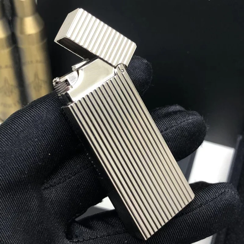 Classic Butane Gas Lighter Grinding Wheel Ignition Inflatable Cigar Lighter Cigarette for Men Accessories Memorial Collection Classic Butane Gas Lighter Grinding Wheel Ignition Inflatable Cigar Lighter Cigarette for Men Accessories Memorial Collection