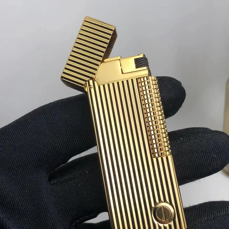 Classic Butane Gas Lighter Grinding Wheel Ignition Inflatable Cigar Lighter Cigarette for Men Accessories Memorial Collection Classic Butane Gas Lighter Grinding Wheel Ignition Inflatable Cigar Lighter Cigarette for Men Accessories Memorial Collection