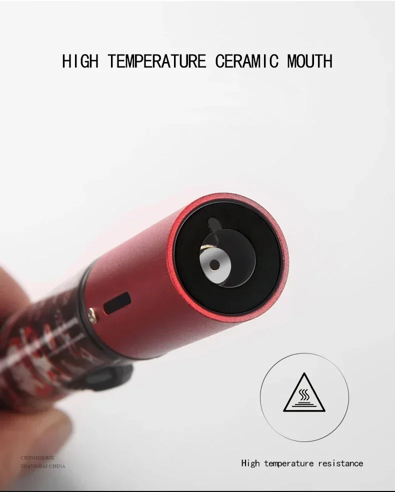 HONEST Metal Torch Gas Lighter Outdoor Blue Flame Windproof Lighter Cigar Butane Spray Gun Portable Jet Lighter HONEST Metal Torch Gas Lighter Outdoor Blue Flame Windproof Lighter Cigar Butane Spray Gun Portable Jet Lighter