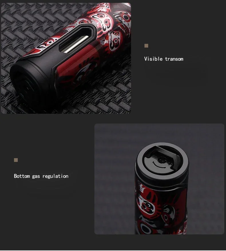 HONEST Metal Torch Gas Lighter Outdoor Blue Flame Windproof Lighter Cigar Butane Spray Gun Portable Jet Lighter HONEST Metal Torch Gas Lighter Outdoor Blue Flame Windproof Lighter Cigar Butane Spray Gun Portable Jet Lighter