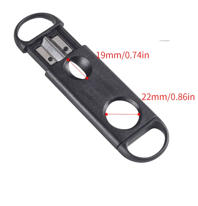 DEJAYA Cigar Cutter ABS Case Stainless Steel V Shape Sharp Blade Cigarro Knife Hole Opener Smoke Cigarrera Accessories Dual Use DEJAYA Cigar Cutter ABS Case Stainless Steel V Shape Sharp Blade Cigarro Knife Hole Opener Smoke Cigarrera Accessories Dual Use