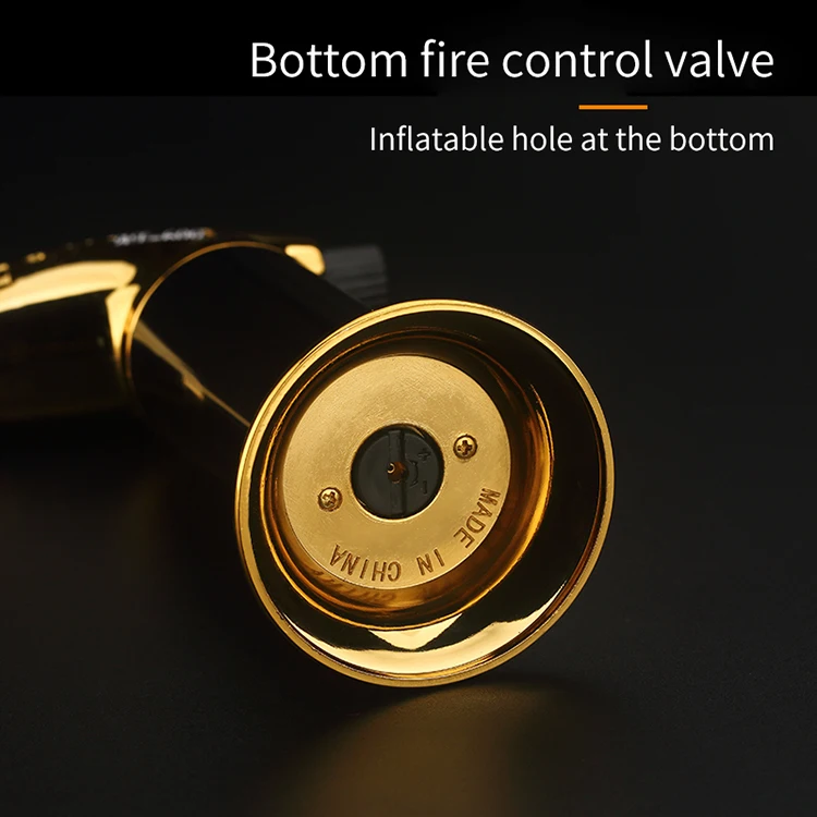 High Quality Torch Lighter for Cigar Kitchen Culinary Gas Refillable BBQ Torch Lighter Stylish and Windproof Jet Flame High Quality Torch Lighter for Cigar Kitchen Culinary Gas Refillable BBQ Torch Lighter Stylish and Windproof Jet Flame