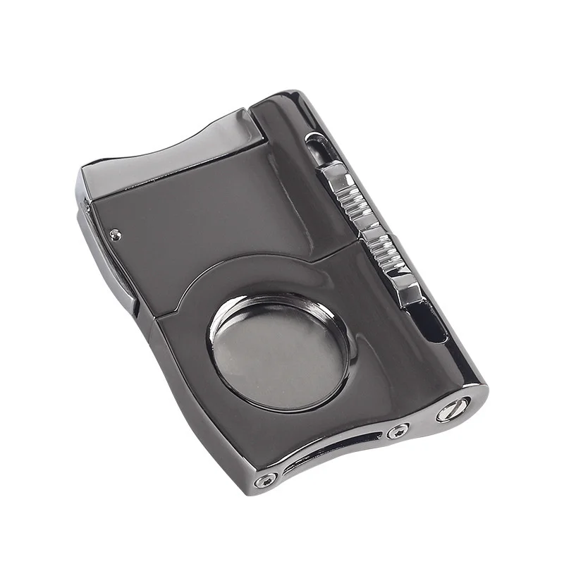 Cigar Cutter Guillotine Single Blade Integrate With Two Edge Cigar Punch Puncher Fun Cigar Tool Smoking Accessories Men’s Gift Cigar Cutter Guillotine Single Blade Integrate With Two Edge Cigar Punch Puncher Fun Cigar Tool Smoking Accessories Men's Gift