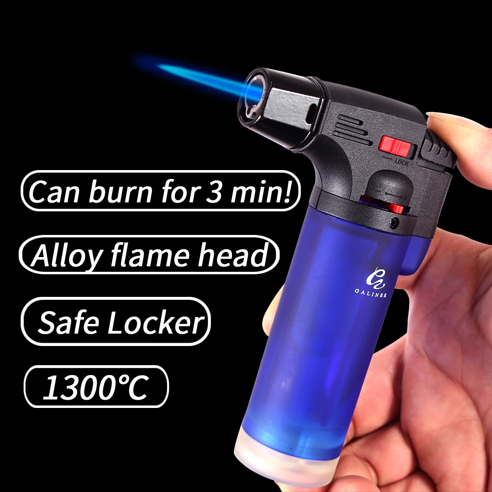 Plastic 1 Jet Cigar Lighter Gas Fire Starter 1300C Blue Flame Spray Gun Butane Torch Lighters Gadgets 1 PC Color Random Color Plastic 1 Jet Cigar Lighter Gas Fire Starter 1300C Blue Flame Spray Gun Butane Torch Lighters Gadgets 1 PC Color Random Color
