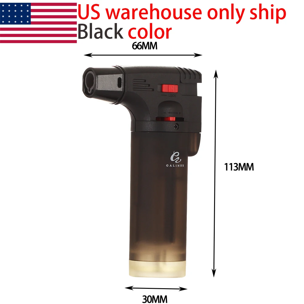 Plastic 1 Jet Cigar Lighter Gas Fire Starter 1300C Blue Flame Spray Gun Butane Torch Lighters Gadgets 1 PC Color Random Color Plastic 1 Jet Cigar Lighter Gas Fire Starter 1300C Blue Flame Spray Gun Butane Torch Lighters Gadgets 1 PC Color Random Color