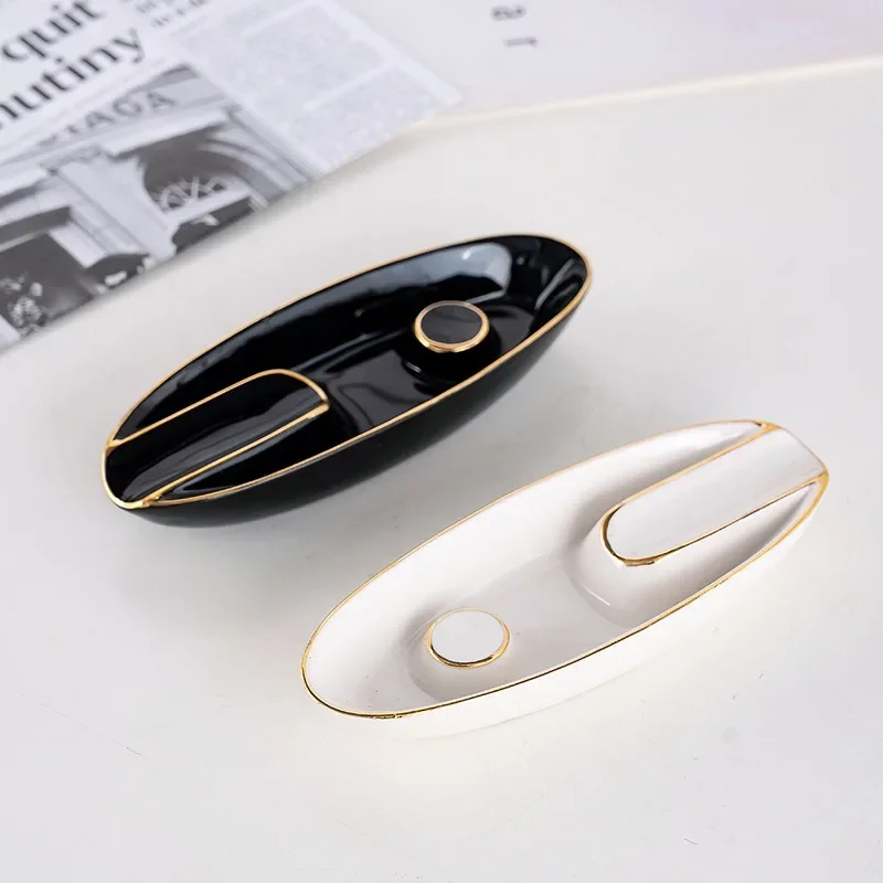 2024 Hot Sell Cigar Ashtray Ceramic Ashtray Creative Portable Cigar Ashtray Cigar Accessories 2024 Hot Sell Cigar Ashtray Ceramic Ashtray Creative Portable Cigar Ashtray Cigar Accessories
