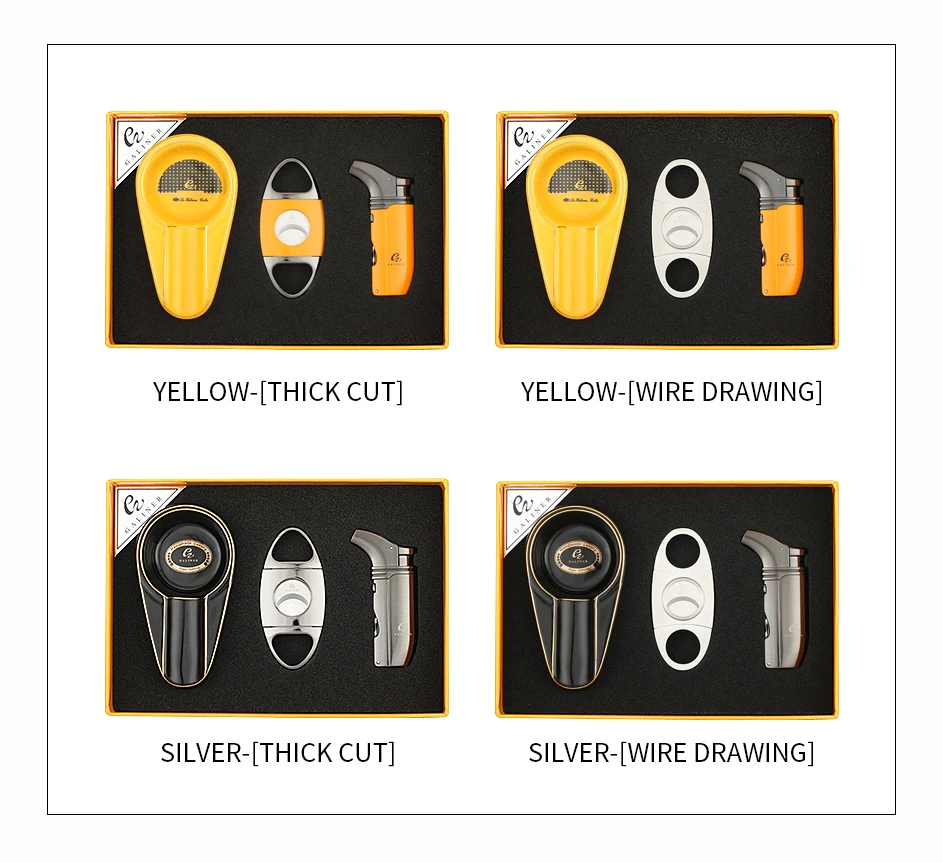 GALINER Puro Travel Ashtray Home Torch Jet Flame Cigar Lighter Smoking Accessories Tobacco Cigar Cutter Charuto Gadgets GALINER Puro Travel Ashtray Home Torch Jet Flame Cigar Lighter Smoking Accessories Tobacco Cigar Cutter Charuto Gadgets