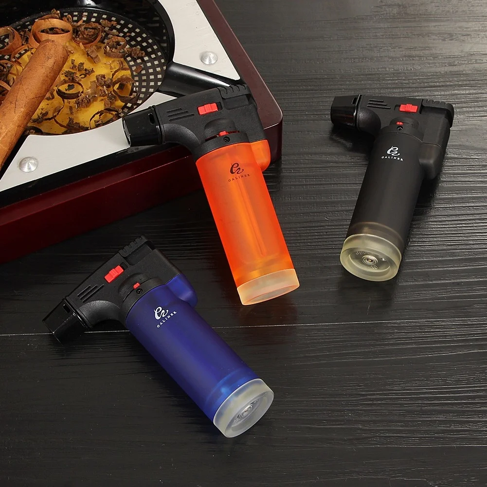 GALINER Torch Lighter Butane Gas Cigar Lighter Spray Gun Smoking Tobacco Accessories 1PC Random Color GALINER Torch Lighter Butane Gas Cigar Lighter Spray Gun Smoking Tobacco Accessories 1PC Random Color