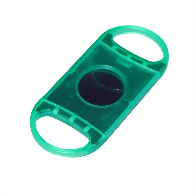 Cigar smoking set manual shredder, portable cigar scissors cigar cutter, double-edge cutting, plastic shell full metal drawing p Cigar smoking set manual shredder, portable cigar scissors cigar cutter, double-edge cutting, plastic shell full metal drawing p