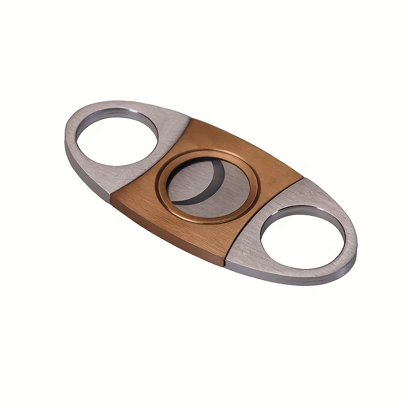 Cigar smoking set manual shredder, portable cigar scissors cigar cutter, double-edge cutting, plastic shell full metal drawing p Cigar smoking set manual shredder, portable cigar scissors cigar cutter, double-edge cutting, plastic shell full metal drawing p