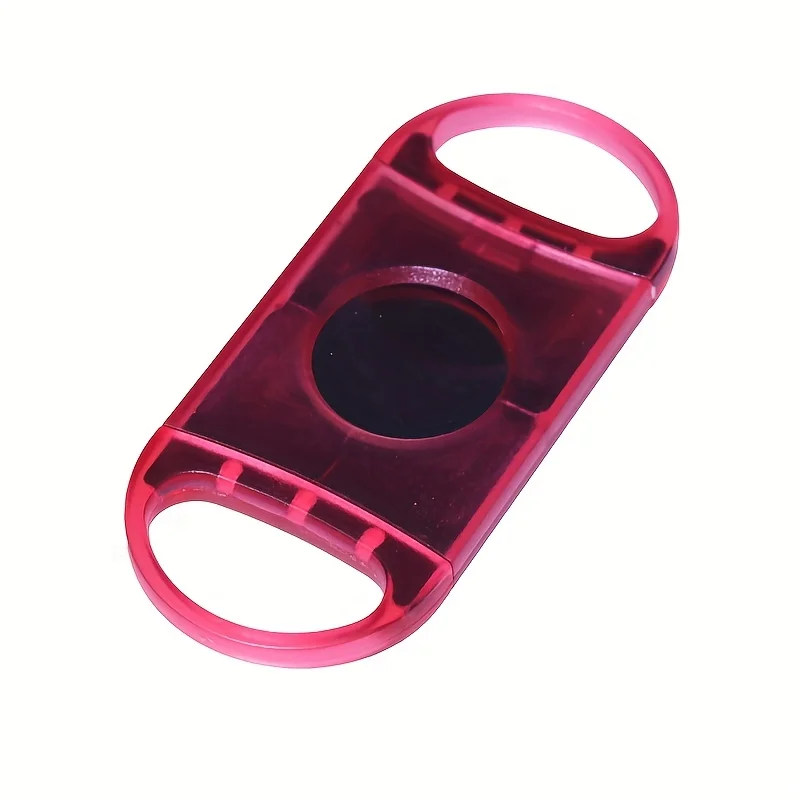 Cigar smoking set manual shredder, portable cigar scissors cigar cutter, double-edge cutting, plastic shell full metal drawing p Cigar smoking set manual shredder, portable cigar scissors cigar cutter, double-edge cutting, plastic shell full metal drawing p