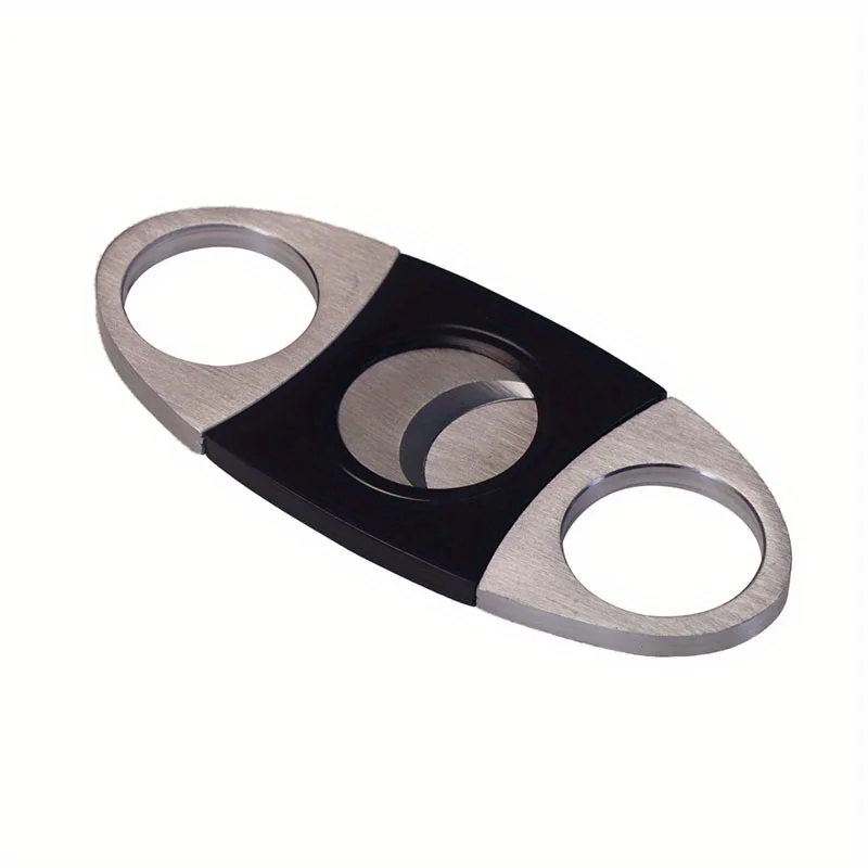 Cigar smoking set manual shredder, portable cigar scissors cigar cutter, double-edge cutting, plastic shell full metal drawing p Cigar smoking set manual shredder, portable cigar scissors cigar cutter, double-edge cutting, plastic shell full metal drawing p