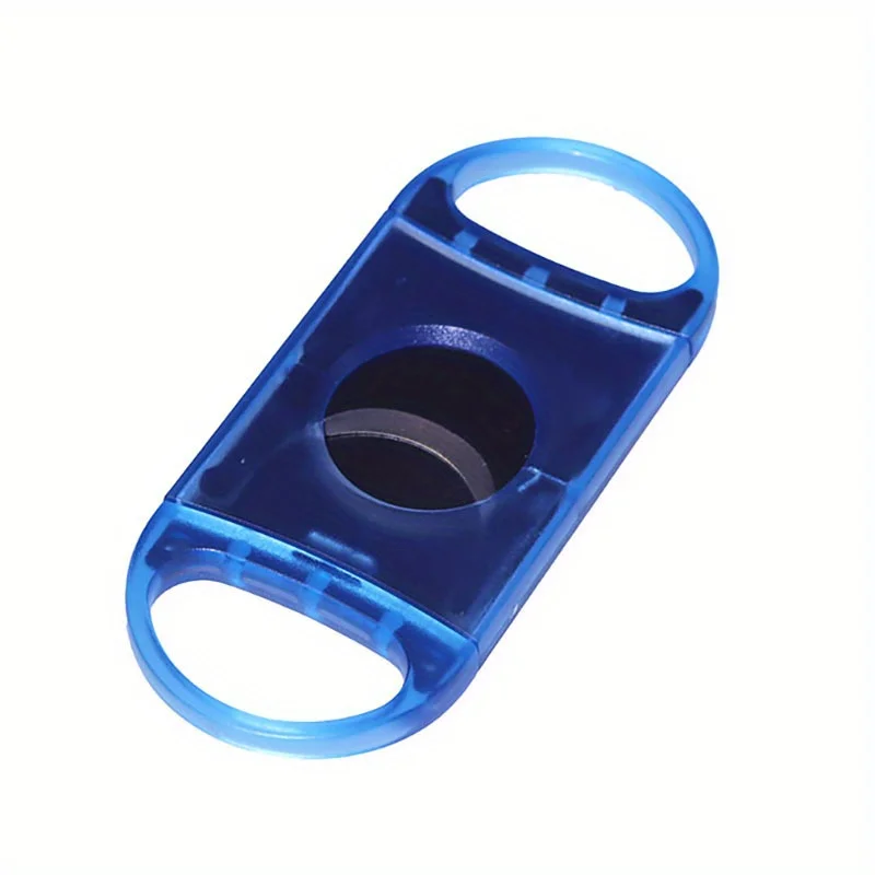 Cigar smoking set manual shredder, portable cigar scissors cigar cutter, double-edge cutting, plastic shell full metal drawing p Cigar smoking set manual shredder, portable cigar scissors cigar cutter, double-edge cutting, plastic shell full metal drawing p