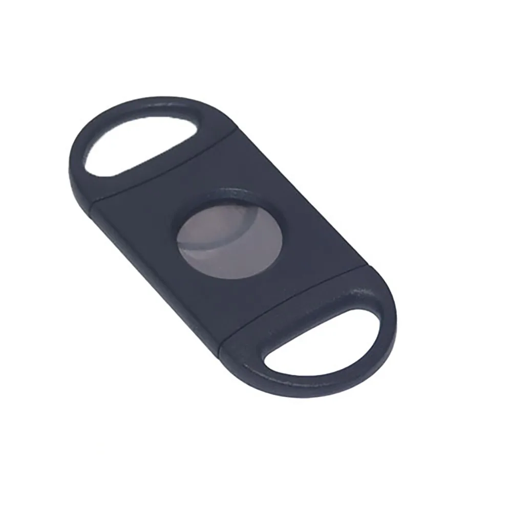 Cigar smoking set manual shredder, portable cigar scissors cigar cutter, double-edge cutting, plastic shell full metal drawing p Cigar smoking set manual shredder, portable cigar scissors cigar cutter, double-edge cutting, plastic shell full metal drawing p