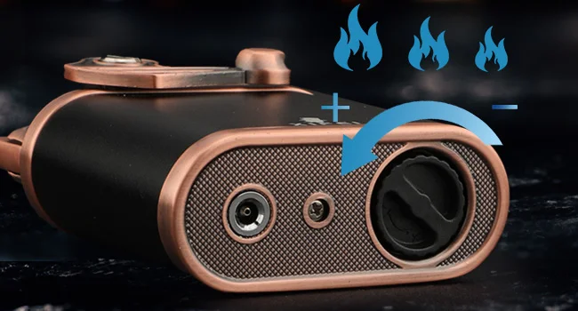 XIFEI Cigar Lighter 4 Jet Flame Torch Lighter with Cigar Holder, Windproof Rocker Arm Butane Lighter Adjustable Flame XIFEI Cigar Lighter 4 Jet Flame Torch Lighter with Cigar Holder, Windproof Rocker Arm Butane Lighter Adjustable Flame