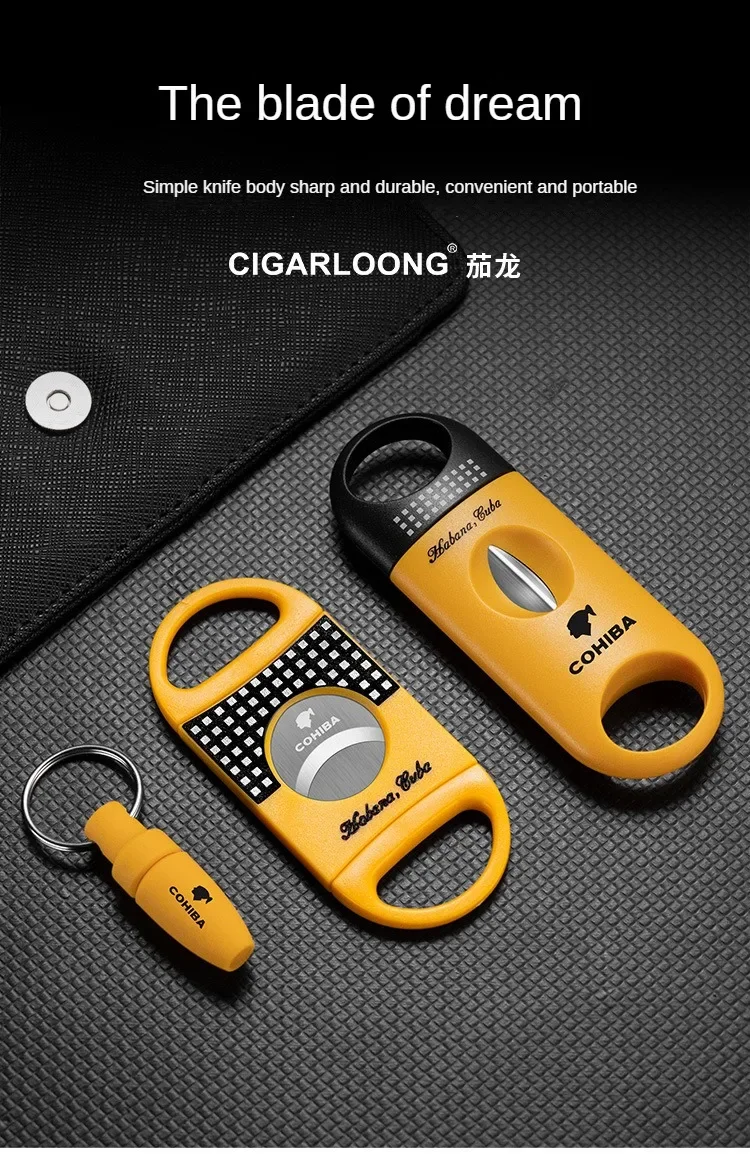 Luxury Cigar Accessories Set - High-Quality Cutting Machine and Ashtray Luxury Cigar Accessories Set - High-Quality Cutting Machine and Ashtray