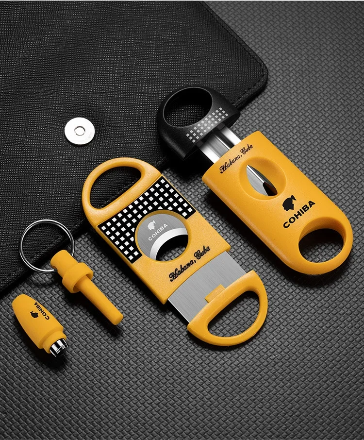 Luxury Cigar Accessories Set - High-Quality Cutting Machine and Ashtray Luxury Cigar Accessories Set - High-Quality Cutting Machine and Ashtray