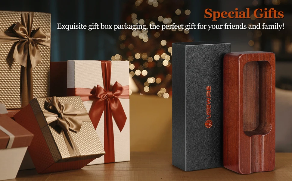 Wooden Cigar Ashtray - Outdoor, Home, Office Decoration, Portable Travel Gift