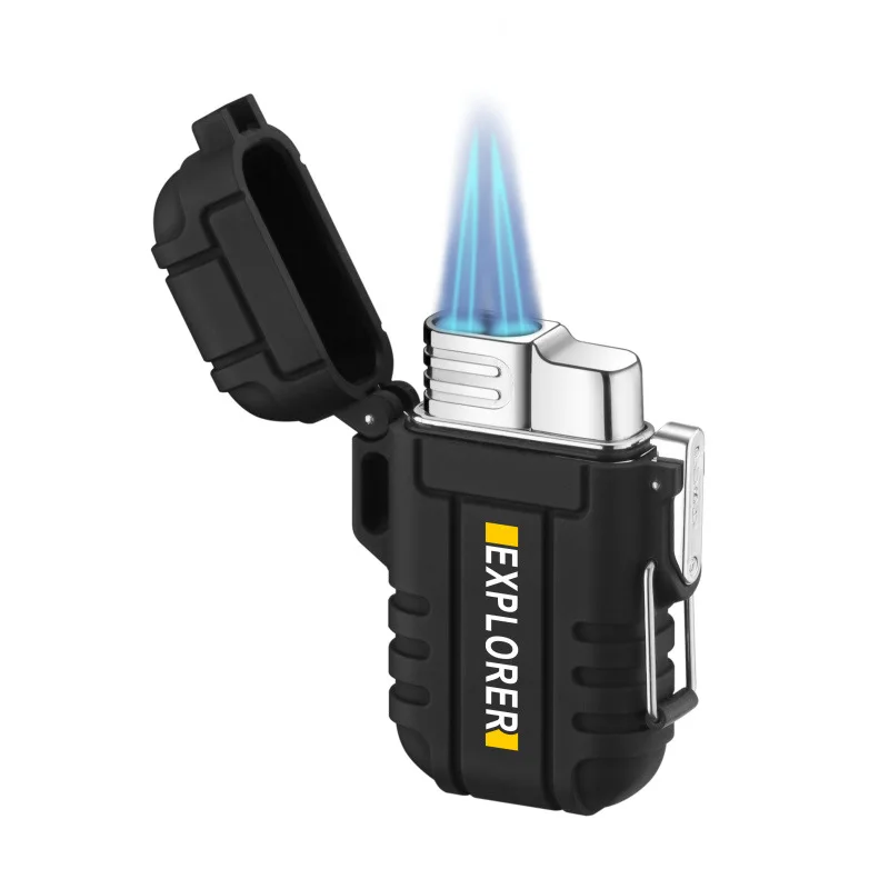 Waterproof Blue Flame Cigar Lighter – Camping Long Term Use Waterproof Blue Flame Cigar Lighter - Camping Long Term Use