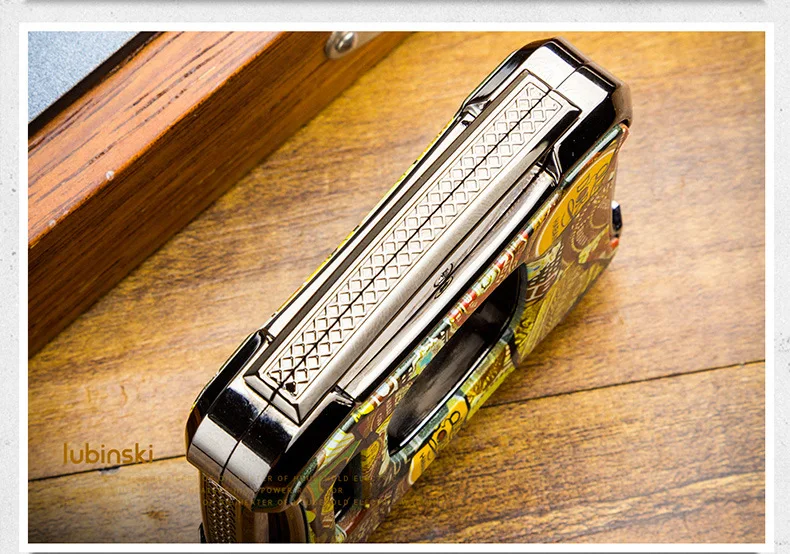 LUBINSKI Zinc Alloy Cigar Scissors - Electroplated Stainless Steel Gift Set LUBINSKI Zinc Alloy Cigar Scissors - Electroplated Stainless Steel Gift Set