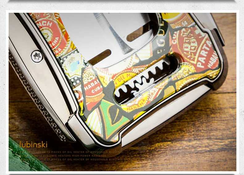 LUBINSKI Zinc Alloy Cigar Scissors - Electroplated Stainless Steel Gift Set LUBINSKI Zinc Alloy Cigar Scissors - Electroplated Stainless Steel Gift Set