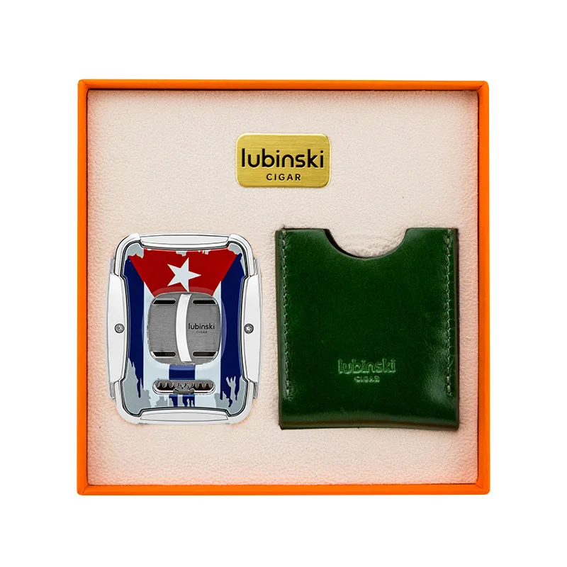 LUBINSKI Zinc Alloy Cigar Scissors – Electroplated Stainless Steel Gift Set LUBINSKI Zinc Alloy Cigar Scissors - Electroplated Stainless Steel Gift Set