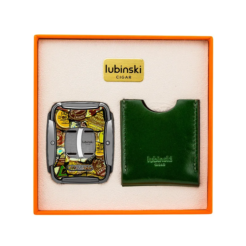 LUBINSKI Zinc Alloy Cigar Scissors – Electroplated Stainless Steel Gift Set LUBINSKI Zinc Alloy Cigar Scissors - Electroplated Stainless Steel Gift Set