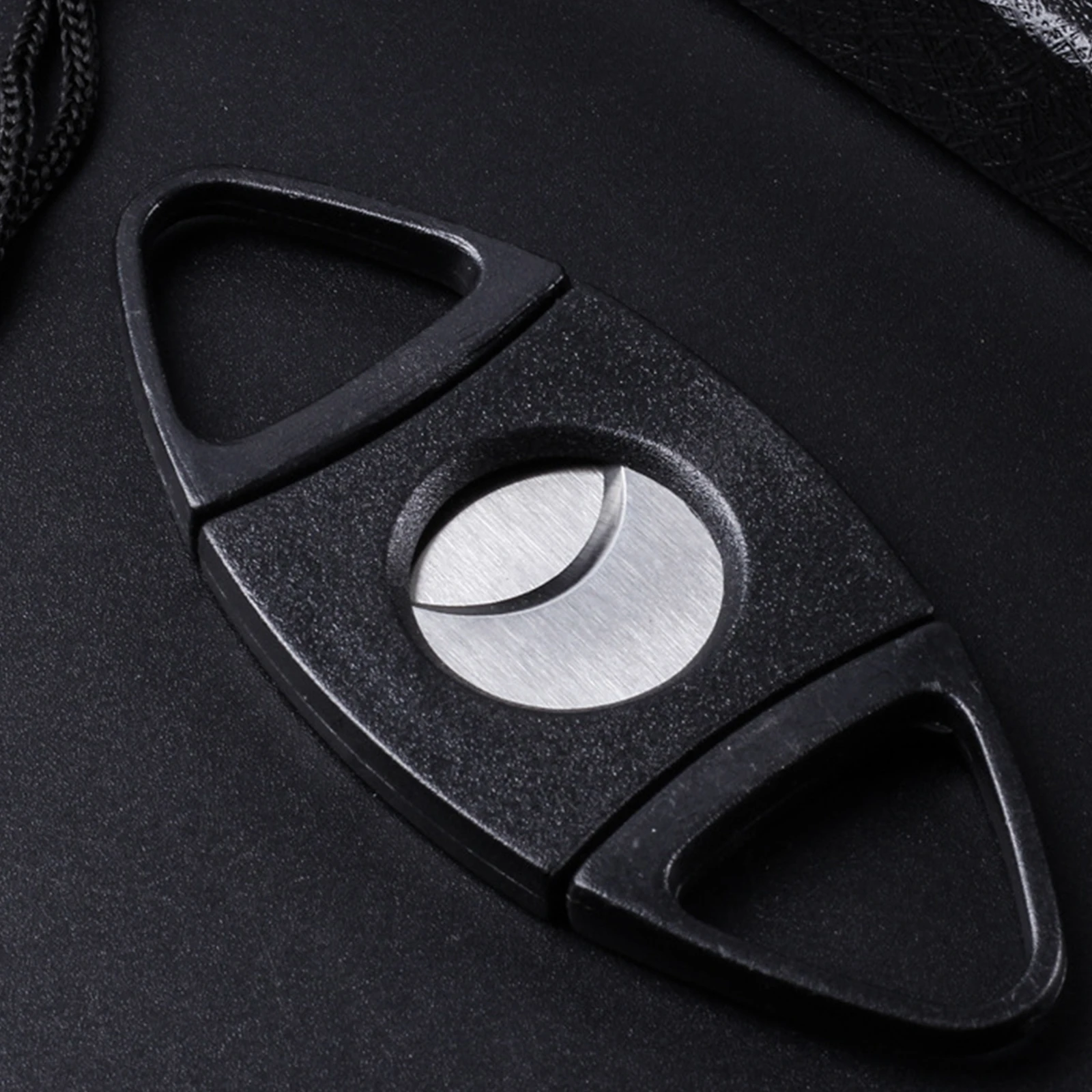 1pc Stainless Steel Cigar Cutter - Black Smoking Accessories 1pc Stainless Steel Cigar Cutter - Black Smoking Accessories