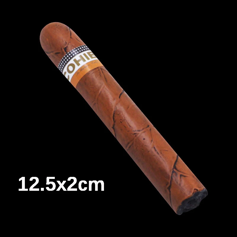 Realistic Resin Cigar Decoration - Fake 3 Size Cigar Props