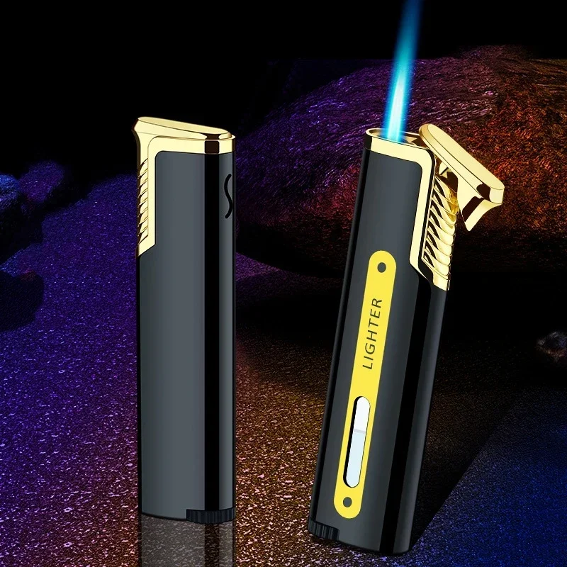 New Mini Portable Metal Windproof Lighter – High-power Butane Gift New Mini Portable Metal Windproof Lighter - High-power Butane Gift